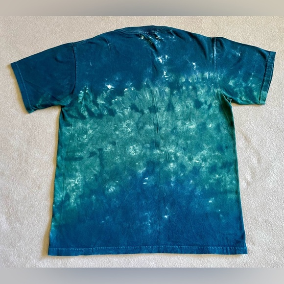 Pink Floyd The Wall T-Shirt Liquid Blue Men’s Small Tie Dye 100% Cotton Rock - Picture 6 of 6